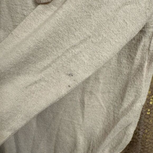 Abercrombie & Fitch Soft Cozy Tie Front Cream Long Sleeve Bodysuit M NWT - Picture 7 of 9